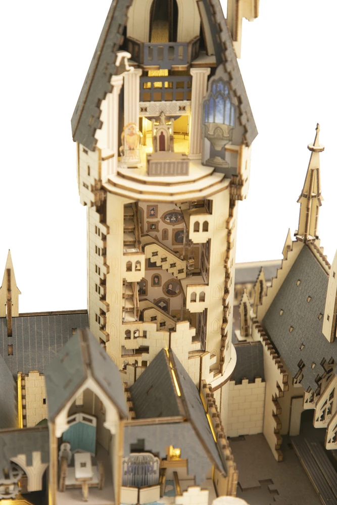 Dėlionė PUREMIND HARI POTERIS SULANKSTAMAS MEDINIS MODELIS HOGWARTS PASTATAS DIDELIOJI SALĖ