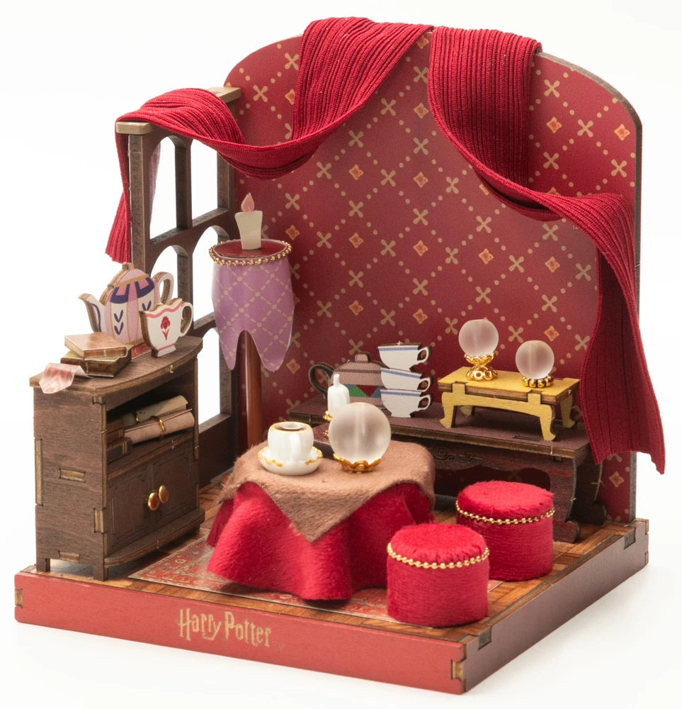 Puremind Harry Potter Sulankstomas medinis modelis scena Lekcje Wróżbiarstwa 3D DIY dėlionė