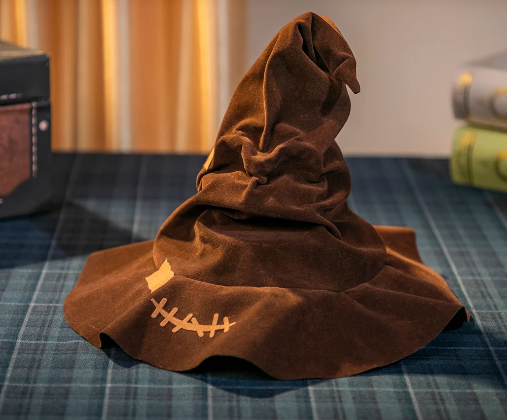 Puremind Harry Potter Sulankstomas medinis Skirstymo kepurės modelis su garsu 3D dėlionė DIY