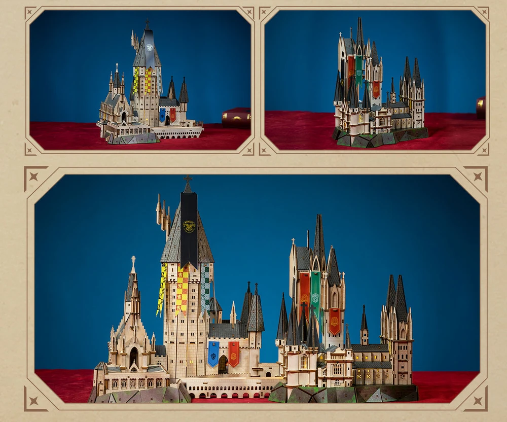 Dėlionė PUREMIND HARI POTERIS SULANKSTAMAS MEDINIS MODELIS HOGWARTS PASTATAS DIDELIOJI SALĖ