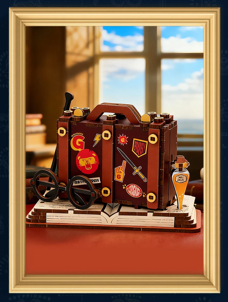 Puremind Harry Potter Sulankstomas medinis Hedvigos modelis su judančiais sparnais 3D dėlionė DIY
