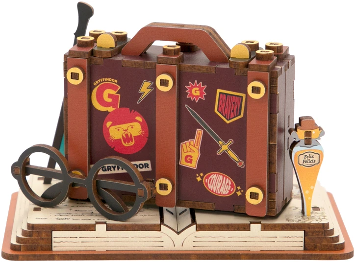 Puremind Harry Potter Sulankstomas medinis Hedvigos modelis su judančiais sparnais 3D dėlionė DIY