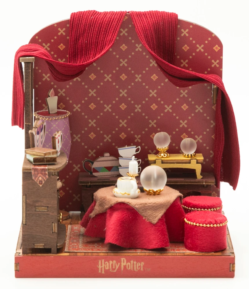 Puremind Harry Potter Sulankstomas medinis modelis scena Lekcje Wróżbiarstwa 3D DIY dėlionė