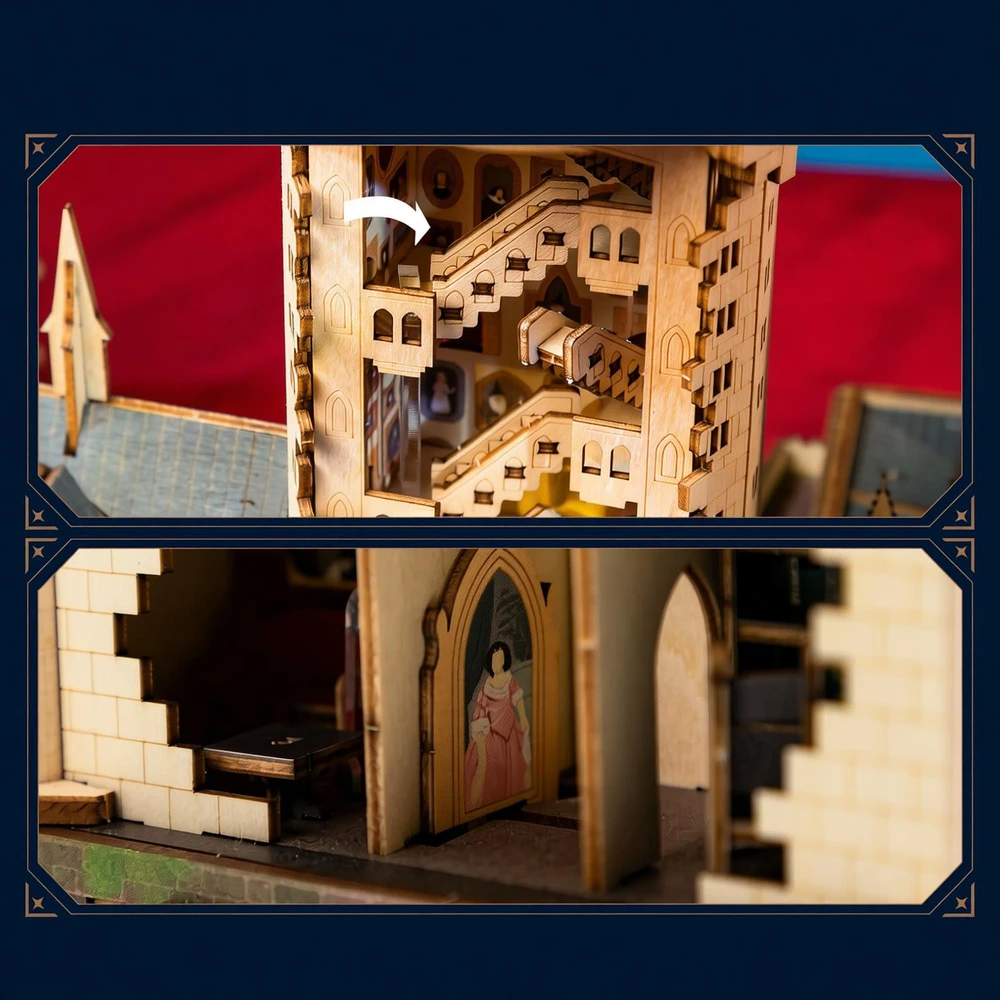 Dėlionė PUREMIND HARI POTERIS SULANKSTAMAS MEDINIS MODELIS HOGWARTS PASTATAS DIDELIOJI SALĖ