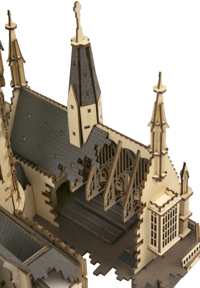 Dėlionė PUREMIND HARI POTERIS SULANKSTAMAS MEDINIS MODELIS HOGWARTS PASTATAS DIDELIOJI SALĖ