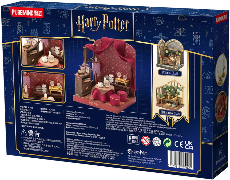 Puremind Harry Potter Sulankstomas medinis modelis scena Lekcje Wróżbiarstwa 3D DIY dėlionė