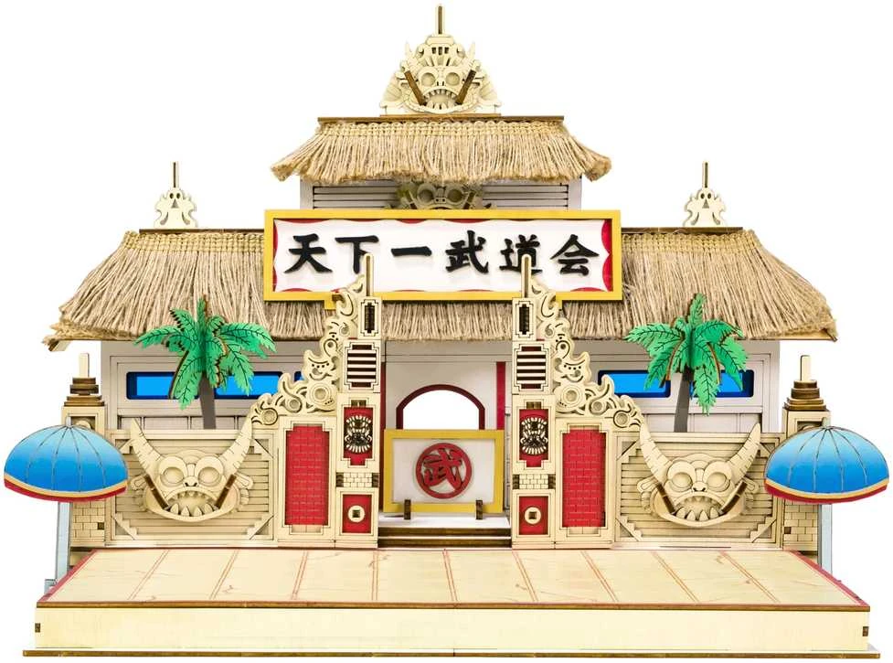 Dėlionė „Puremind“ sulankstomas medinis modelis „Dragon“ kamuoliukas „Tenkaichi Budokai“ 3D galvosūkis „pasidaryk pats“