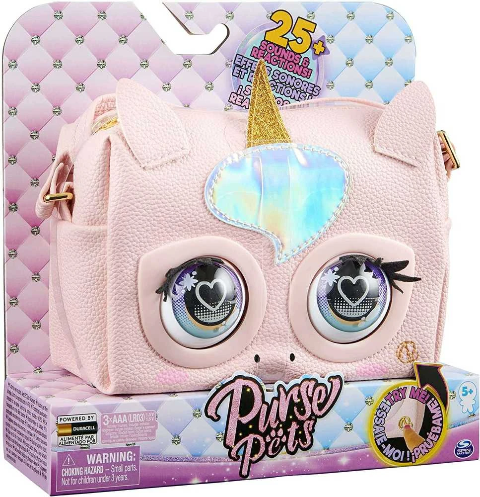 Purse Pets - Vienaragis interaktyvi rankinė su daugiau nei 25 garsais ir reakcijomis, ​​​​​​​(6062241)