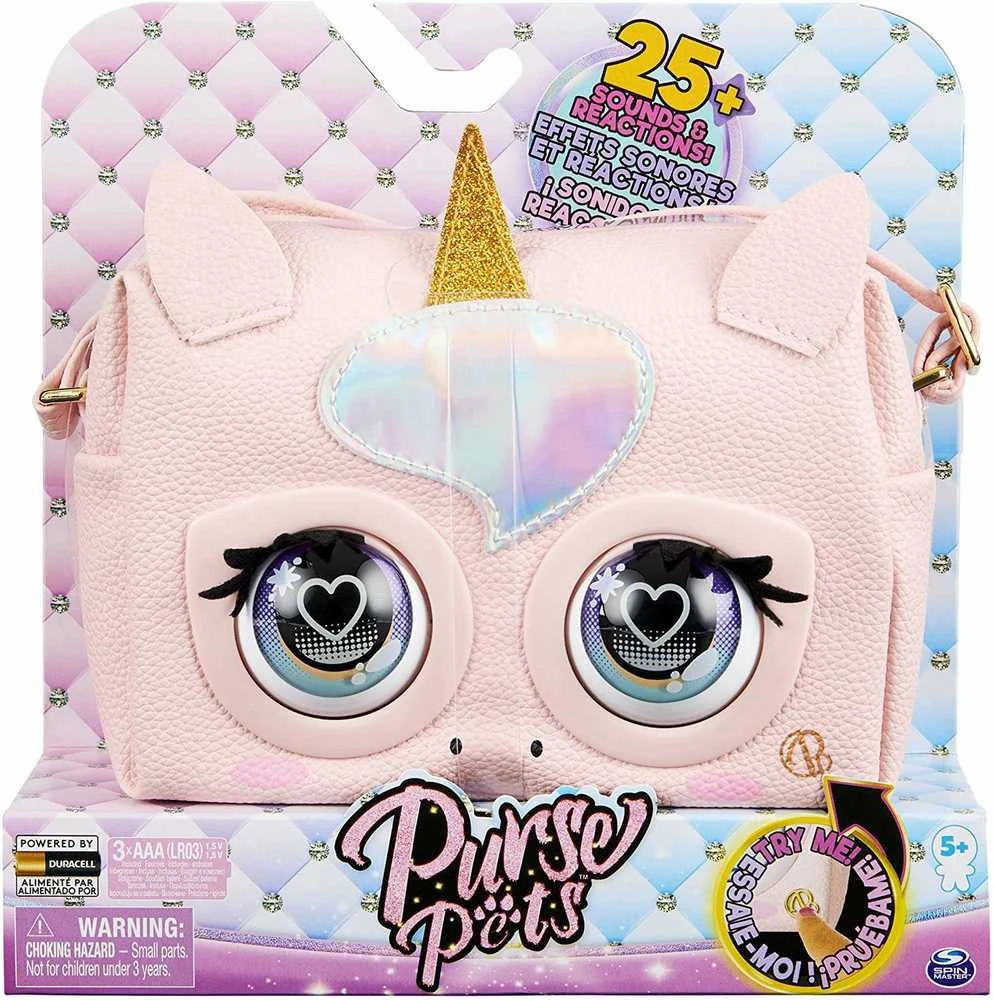 Purse Pets - Vienaragis interaktyvi rankinė su daugiau nei 25 garsais ir reakcijomis, ​​​​​​​(6062241)