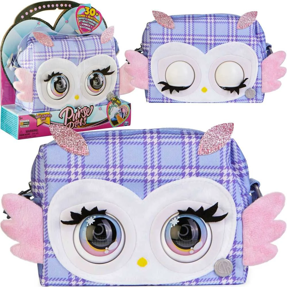 Spin Master PURSE PETS PRINT PERFECT interaktyvi rankinė Pelėda