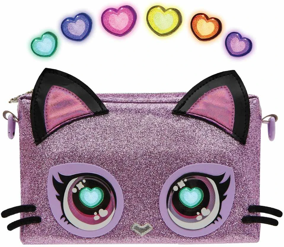 PURSE PETS Interaktyvi blizgi rankinė - Katytė