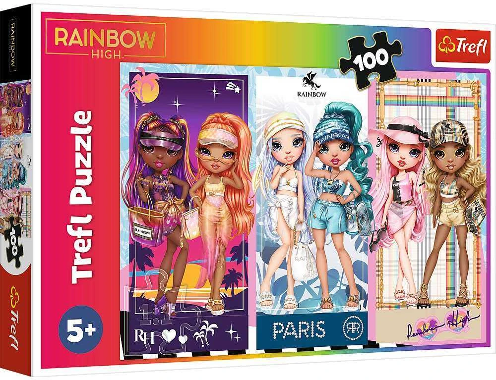 Trefl dėlionė 100 vnt. - Rainbow High lėlės