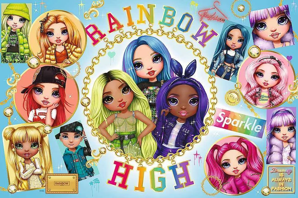 Trefl dėlionė 160 vnt. - Rainbow High lėlės