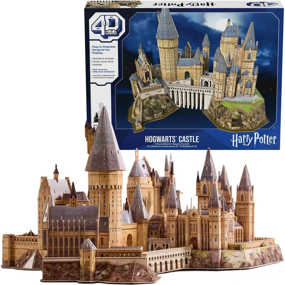 Spin Master HARRY POTTER 4D dėlionė „Hogvartso pilis“