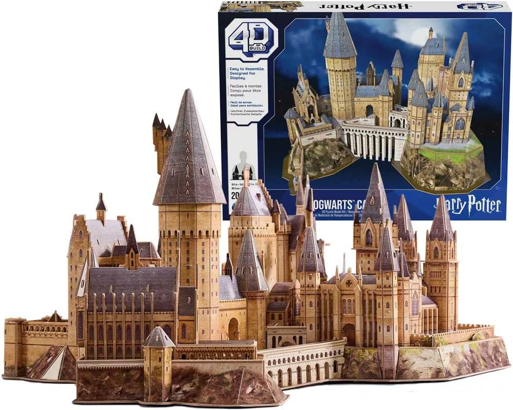 Spin Master HARRY POTTER 4D dėlionė „Hogvartso pilis“