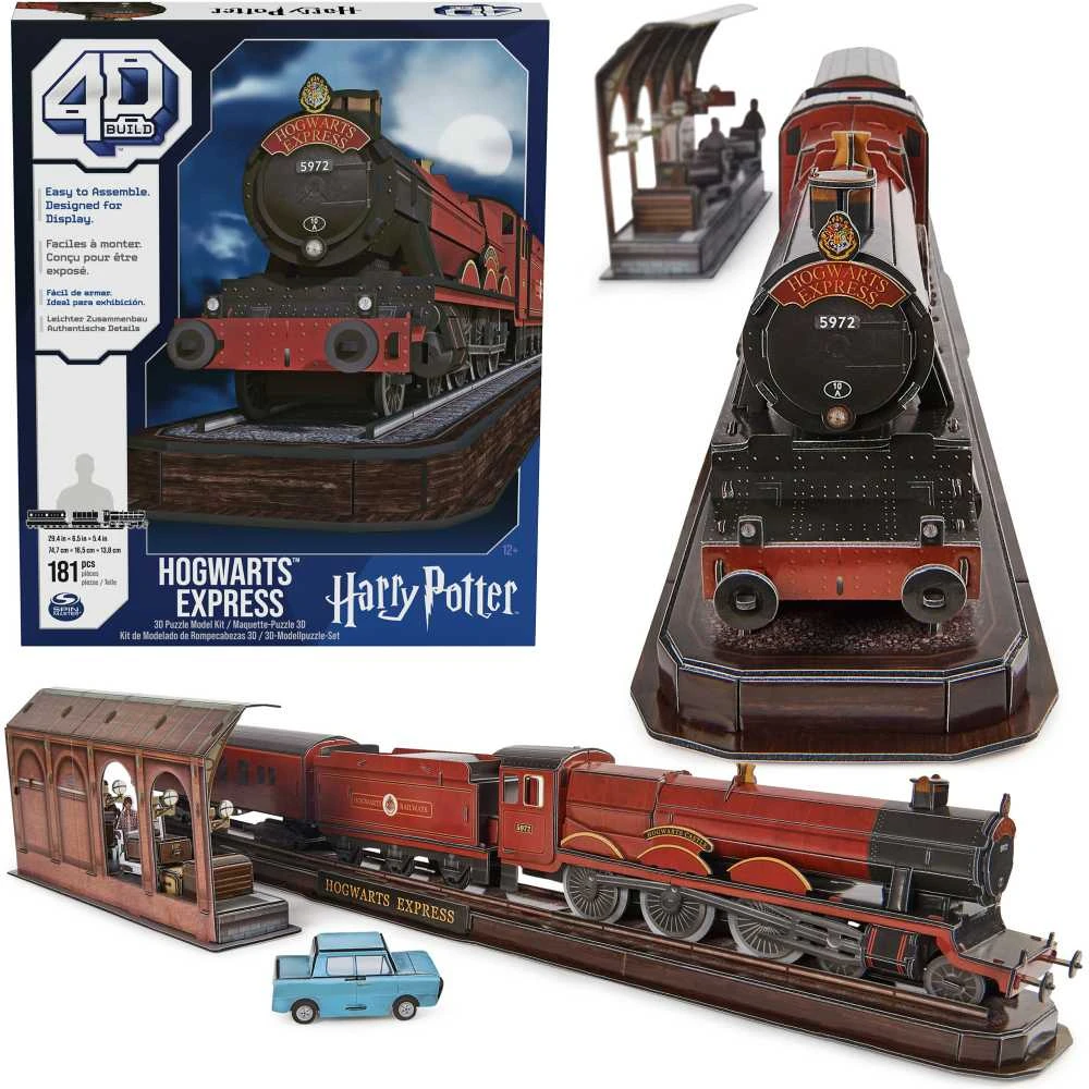 Spin Master HARRY POTTER 4D dėlionė „Hogvartso ekspresas“
