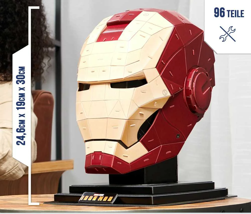 Spin Master MARVEL 4D dėlionė „Geležinio žmogaus šalmas“