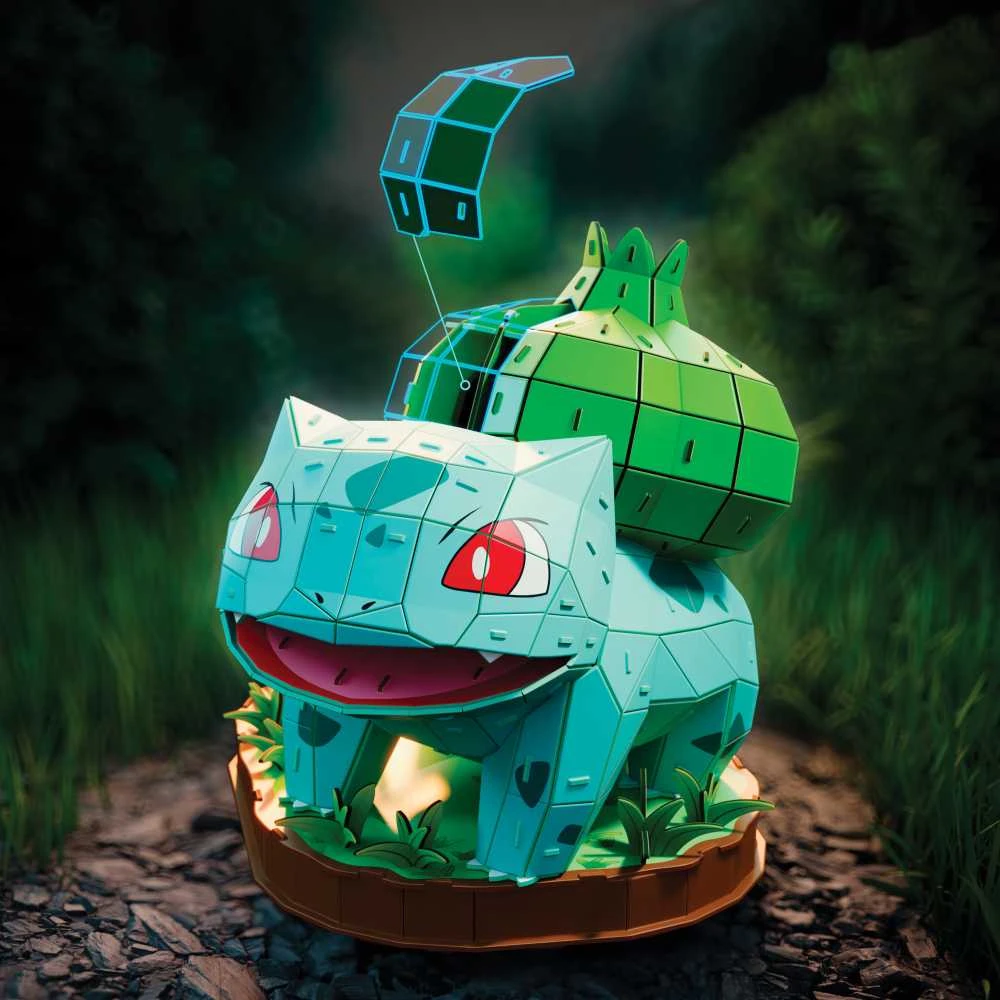 Spin Master 4D dėlionės Pokemon 30 cm - Bulbasaur
