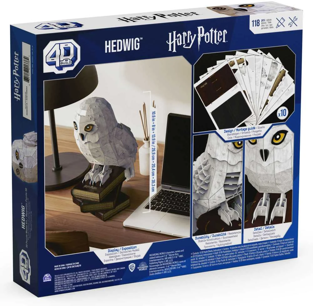 Spin Master HARRY POTTER 4D dėlionė „Hedviga“