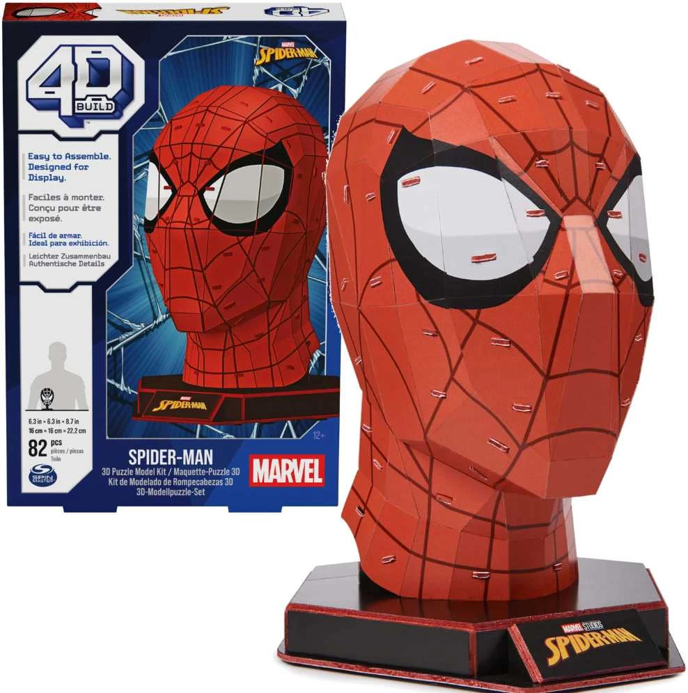 Spin Master Marvel 4D dėlionė „: Žmogus-voras“
