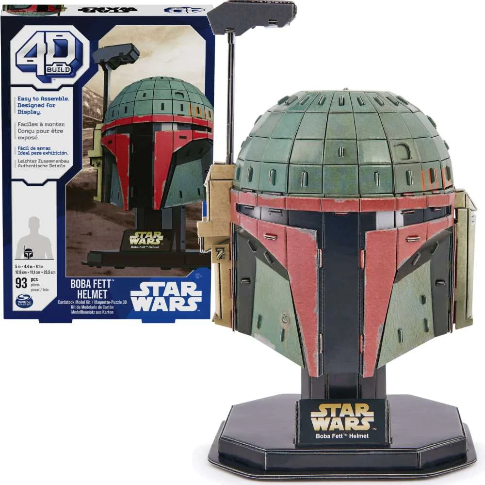 Spin Master STAR WARS 4D dėlionė „Žvaigždžių karai: Boba Fett šalmas“