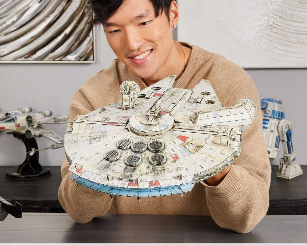 Spin Master STAR WARS 4D dėlionė „Žvaigždžių karai: Millennium Falcon“