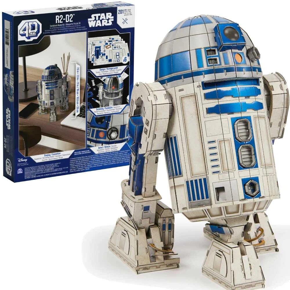Spin Master STAR WARS 4D dėlionė „Žvaigždžių karai: R2D2“