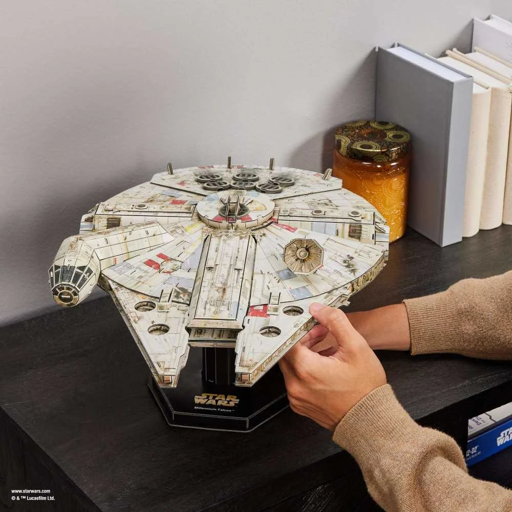Spin Master STAR WARS 4D dėlionė „Žvaigždžių karai: Millennium Falcon“