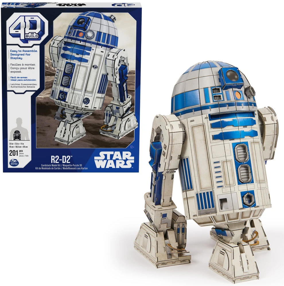 Spin Master STAR WARS 4D dėlionė „Žvaigždžių karai: R2D2“