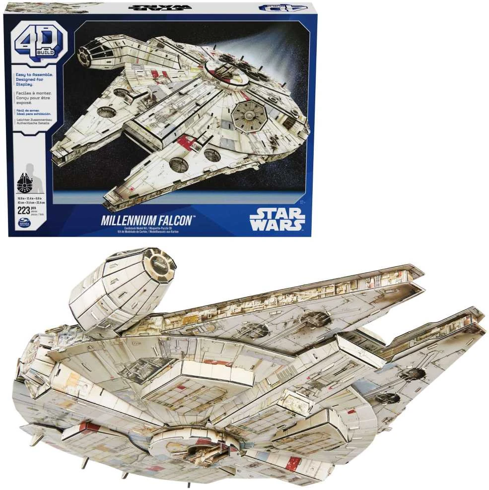 Spin Master STAR WARS 4D dėlionė „Žvaigždžių karai: Millennium Falcon“