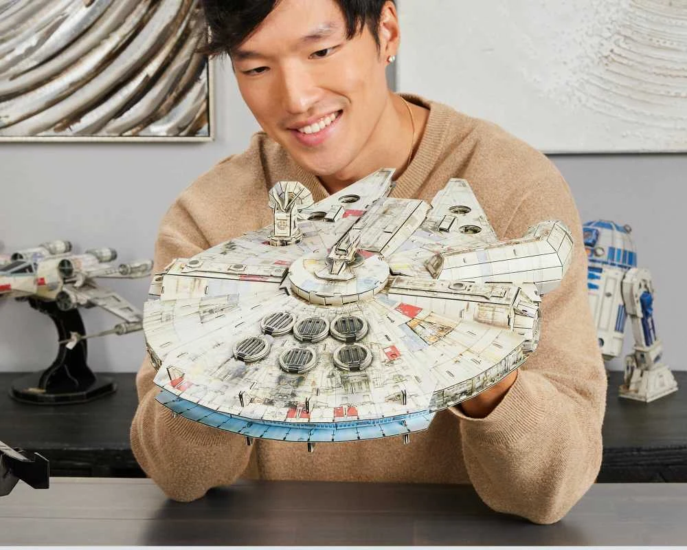 Spin Master STAR WARS 4D dėlionė „Žvaigždžių karai: Millennium Falcon“