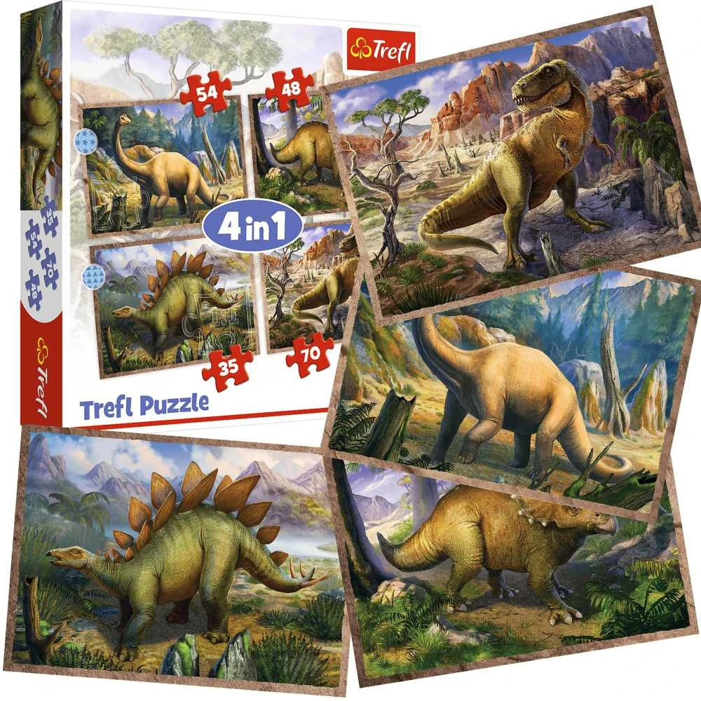 Trefl Dėlionė 207 vnt. - Dinozaurai