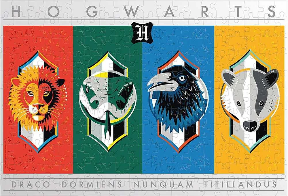 Dėlionė Winning Moves Laimėjusių judesių galvosūkis Hario Poterio namas Crest Herby