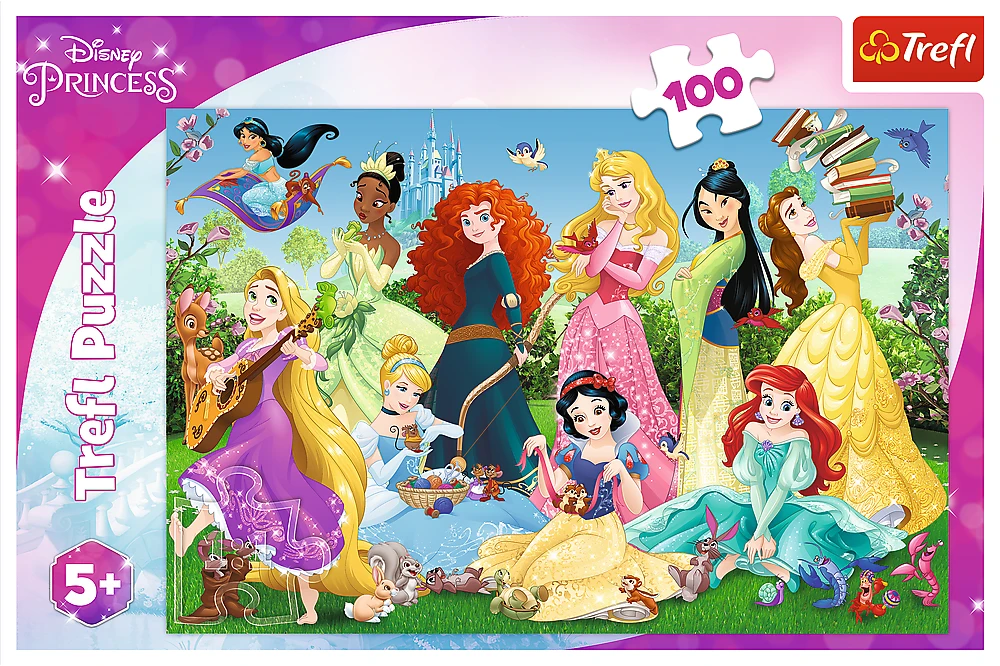 Trefl Dėlionė 100 vnt. - Princesės