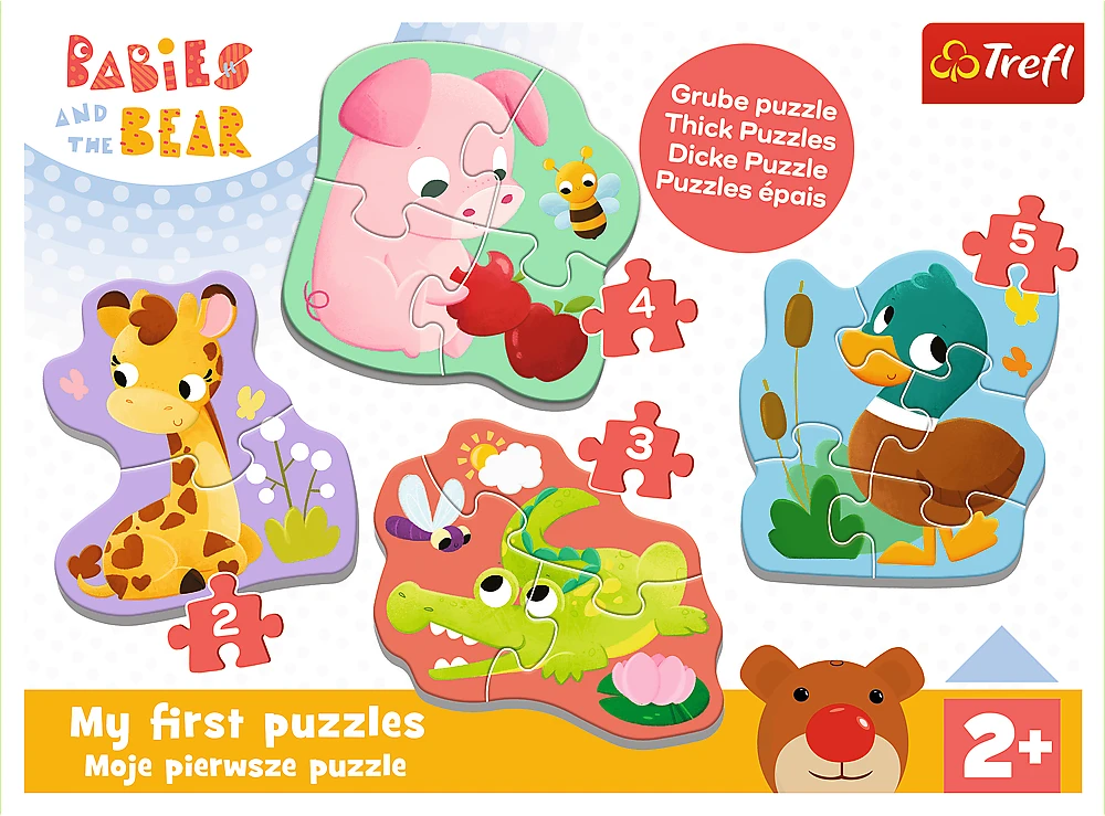 TREFL 36135 Dėlionė Baby Classic Baby Animals