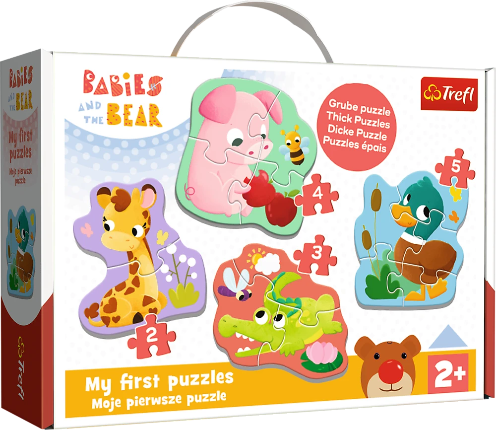 TREFL 36135 Dėlionė Baby Classic Baby Animals