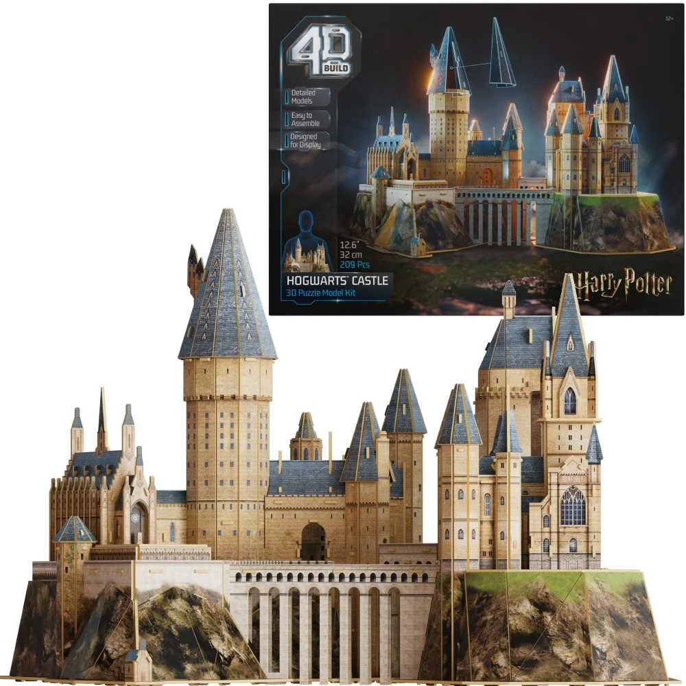 Spin Master HARRY POTTER 4D dėlionė „Hogvartso pilis“