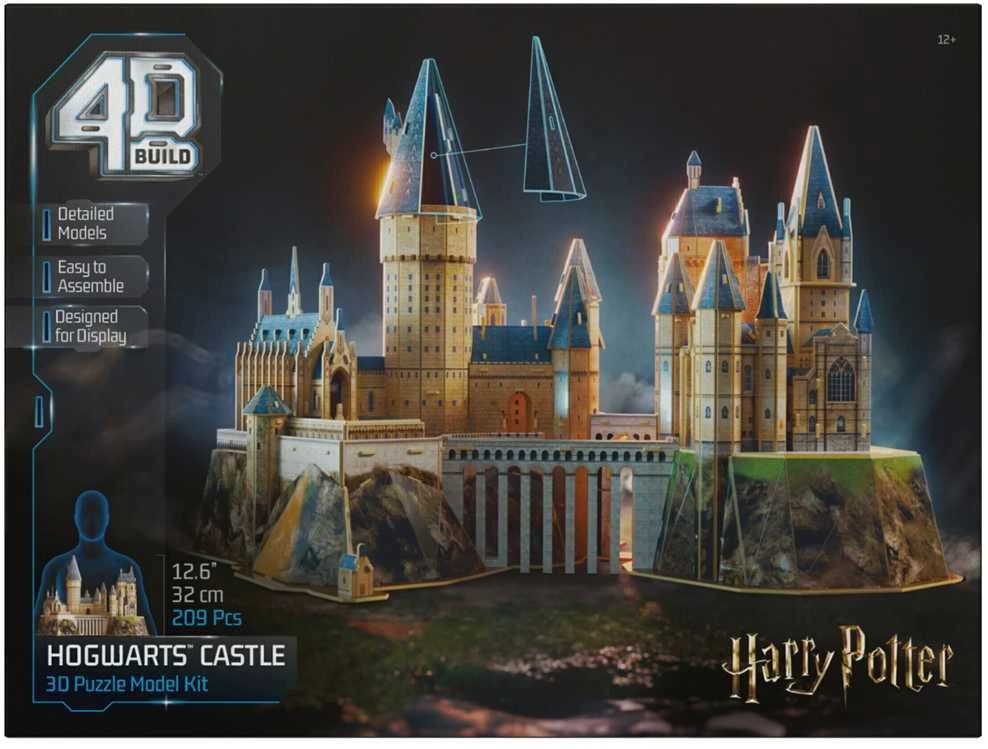 Spin Master HARRY POTTER 4D dėlionė „Hogvartso pilis“