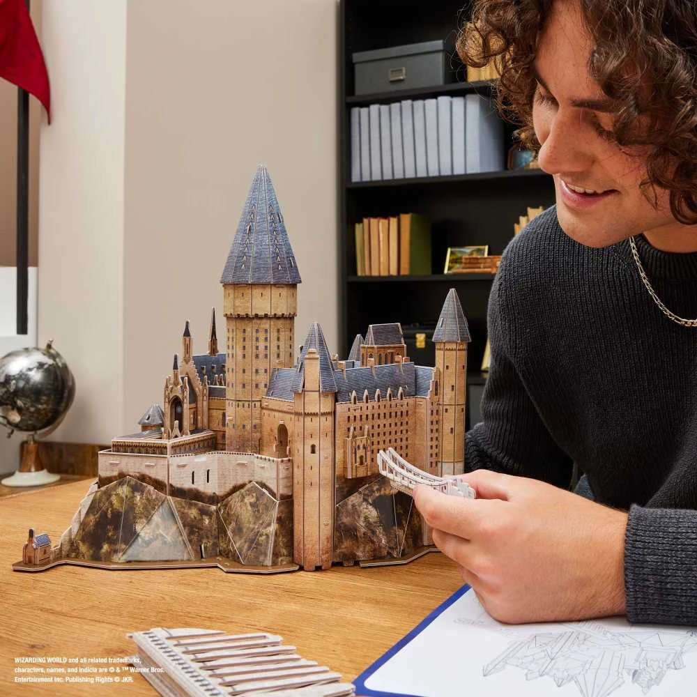 Spin Master HARRY POTTER 4D dėlionė „Hogvartso pilis“