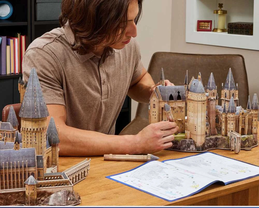 Spin Master HARRY POTTER 4D dėlionė „Hogvartso pilis“