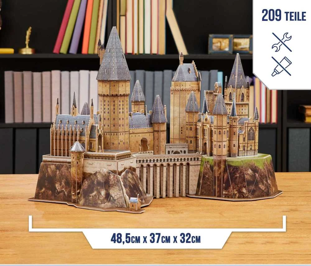 Spin Master HARRY POTTER 4D dėlionė „Hogvartso pilis“