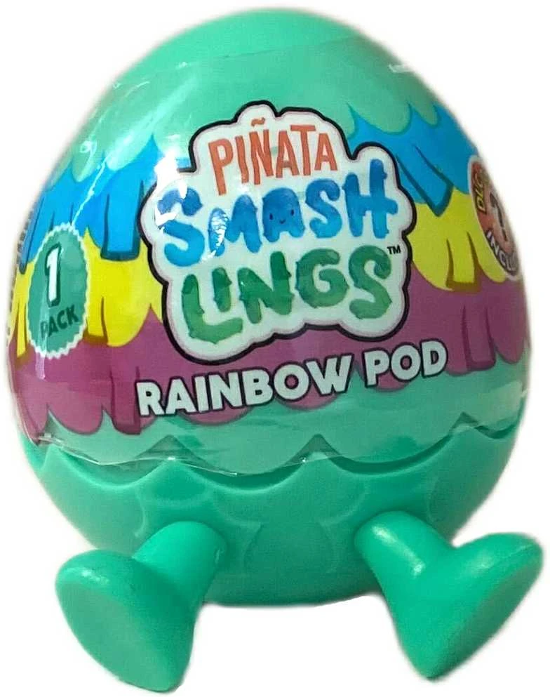 Almarina RAINBOW Pinata SmashLings atsitiktinė Smashlings figūrėlė vaivorykštės ankšties kiaušinyje