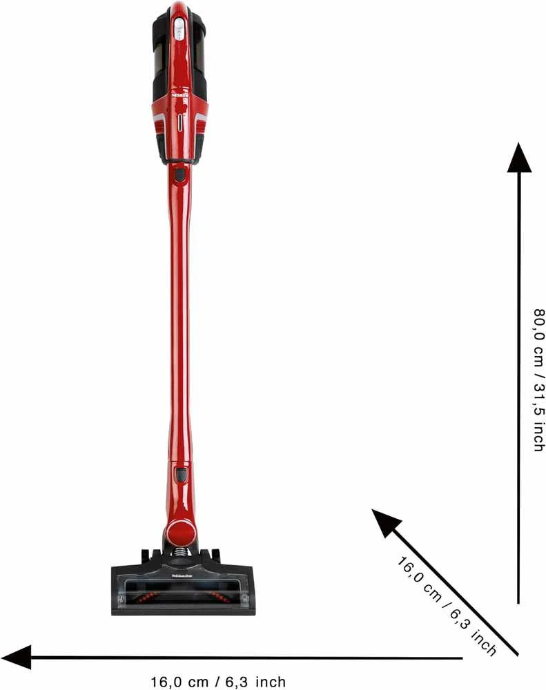 Dulkių siurblys vertikalus Miele Triflex HX2 Raudona vaikams 80 Cm Klein