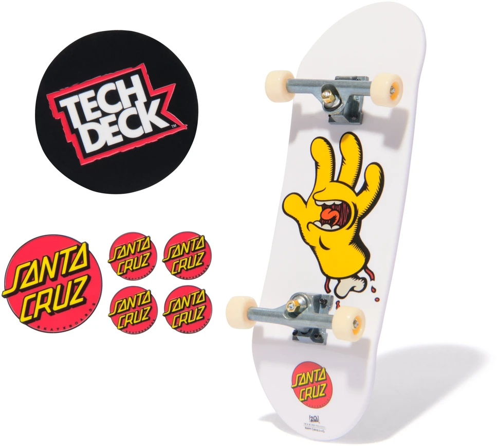 Spin Master Riedlentė Fingerboard 1 Szt Santa Cruz Spongebob / The Simpsons Tech Deck