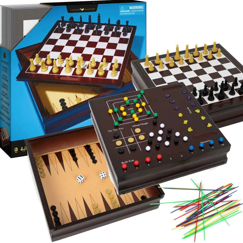 Spin Master SPINMASTER GAMES 10 žaidimų rinkinys, 6065366