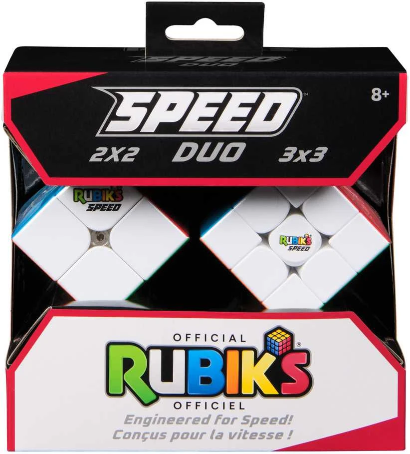 Spin Master Rinkinys 2in1 originalus klasikinis Rubiko kubas Speed Duo 3x3 ir 2x2