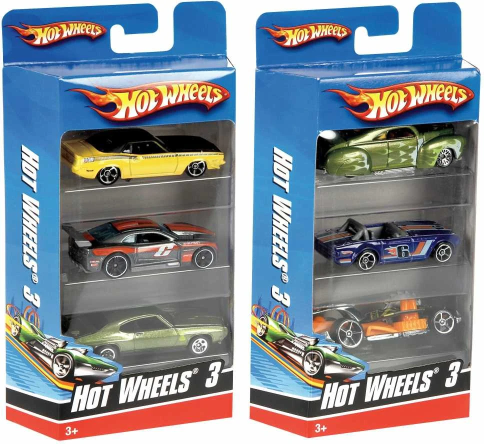 Mattel HOT WHEELS trijų automobilių rinkinys, K5904