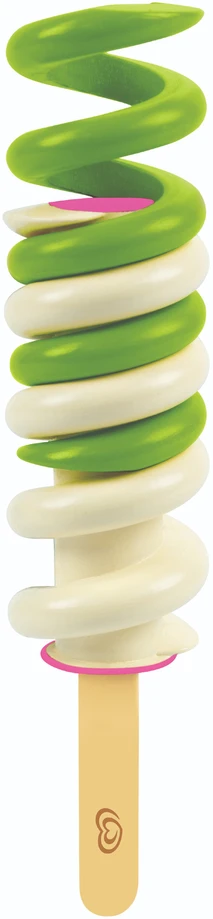Rinkinys 4 zabawkowe lody na podstawce ekspozytor Twister Cornetto Magnum Algida Casdon
