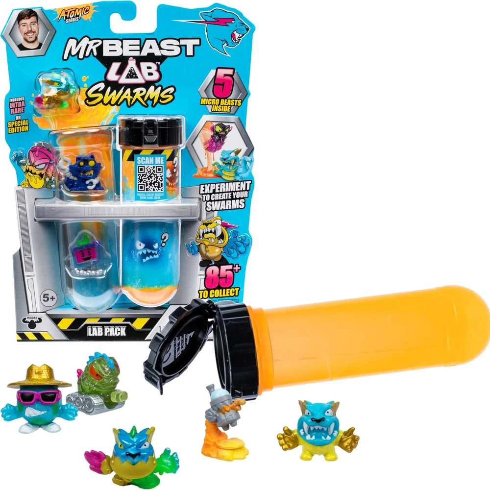 BEAST LAB MR Figūrėlės, 5 vnt., 2,5 cm