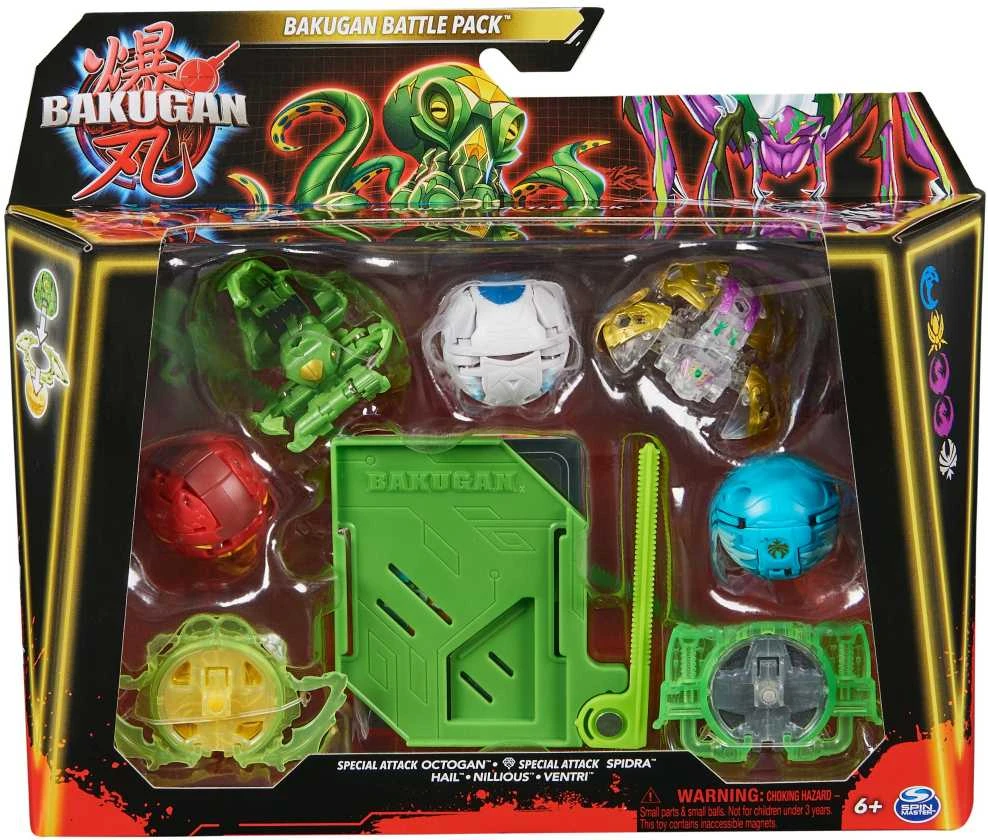 Bakuganų mūšio paketo strategijos žaidimas + Figūros specialioji ataka Aštuoniolikto specialioji ataka Spidra